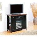 Hardwood 42-inch Black/Cherry TV Console