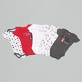 Calvin Klein Boy's Guitar Print Bodysuit (Set of 3)
