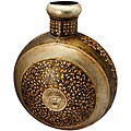 Wrought Iron Hand-Painted Floral Decorative Vase (India)