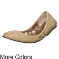 BCBG Women's 'Lainey' Leather Slip-on Flats