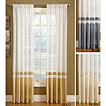 Top-down Reversible 108-inch Silk Banded Sheer Curtain