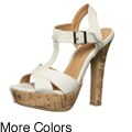 Madden Girl Women's 'Marnia' Platform T-strap Sandals