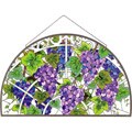 Joan Baker Hand-painted Grape Arbor Framed Art Panel