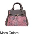 Donna Bella Designs 'Timeless Floral' Italian Leather Hobo Bag