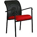 Red/ Black Steel Office Guest Chair