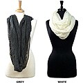 LA77 Women's Delicate Knit Infinity Scarf