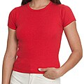American Apparel Women's Red Short Sleeve Top