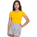 American Apparel Women's Gold Short Sleeve Top