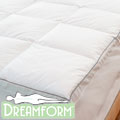 Dream Form Sateen King-size Memory Foam Mattress Topper Cover