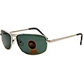 Men's Silver Metal Fashion Sunglasses