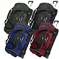 Pacific Gear 30-Inch Nylon Drop-Bottom Rolling Duffel Bag