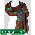 Gyspy River Riches Hand-dyed 'Vineyard' Washable Silk Scarf