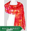 Gyspy River Riches Hand-dyed 'Sun Flare' Washable Silk Scarf