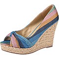 Refresh by Beston Women's 'VALERIE-01' Peep Toe Espadrilles