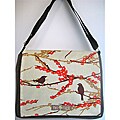 Two Trees Designs Brown Bird Medium Messenger Bag