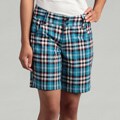 George and Martha Women's Plaid Bermuda Shorts