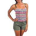 Stanzino Women's Olive/ Multi Romper