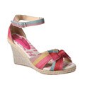 Refresh by Beston Women's 'Rosy' Fuchsia Espadrille Wedge Sandals