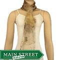 Hand-spun Silk Yellow Dragonfly Scarf (India)