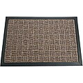Rubber-Cal Brown Wellington Rubber Carpet Floor Mat (3' x 5')