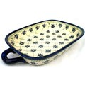 Polish Pottery/ Stoneware 14-inch Lasagna Pan with Handles (Poland)