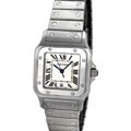 Pre-Owned Men's Cartier Santos Galbee Stainless Steel Watch