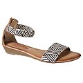 Refresh by Beston Women's 'Tokyo-09' Camel Braided Sandals
