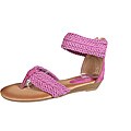 Refresh by Beston Women's 'Tokyo-08' Fuchsia Sandals