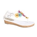 Refresh by Beston Women's 'Tokyo-01' White Sandal