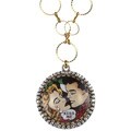 Sweet Romance Vintage Vixens Retro Pinup Comic Necklace
