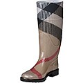 Burberry 3464688 Exploded Check Rubber Rain Boots