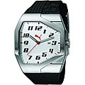 Puma Unisex Track Silver and White Watch