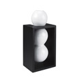 Ceramic Contrast Triplet Vase