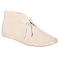 Refresh by Beston Women's 'Tiff-01' Beige Canvas Lace-up Oxfords