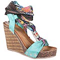 Refresh by Beston Women's 'Shania-01' Platform Wedge Sandals