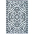 Madison Ash Grey Floral Chenille Rug (9'2 x 12'7)