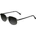 Xezo Men's 'Airman 2002' Titanium Aviator Sunglasses