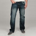 X-Ray Jeans Men's Medium Blue Straight Leg Denim Jeans