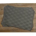Artisan Silver Vinyl Placemats (Set of 4)