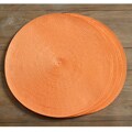 Victorian Round Orange Melon Placemats (Set of 4)