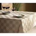 Metropolitan Spillproof Beige 70-inch Round Tablecloth