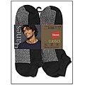 Hanes Classics Men's Black Comfort Stretch No Show Socks (Pack of 4)