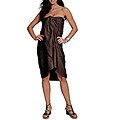 Sequined and Embroidered Brown Sarong (Indonesia)