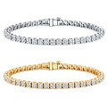14k Gold 8ct TDW Diamond 7-inch Tennis Bracelet (J-K, I2)