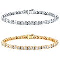 14k Gold 10ct TDW Diamond 9-inch Tennis Bracelet (J-K, I2)
