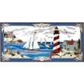 Joan Baker Hand-painted Summer Shores Art Panel
