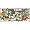 Joan Baker Hand-painted Classical Birds Art Panel