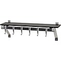 Concept Housewares Stainless Steel Espresso Finish Wall Rack