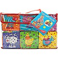 Poof-Slinky Animal Pattern Soft Blocks Baby Toy (6-piece)
