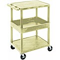 Luxor 3-shelf Heavy Duty Utility Cart